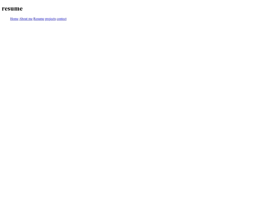 portfolio/resume screenshot