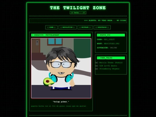 index screenshot