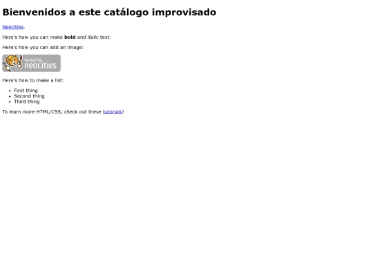 index screenshot