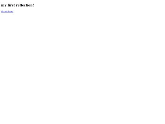 reflection1 screenshot