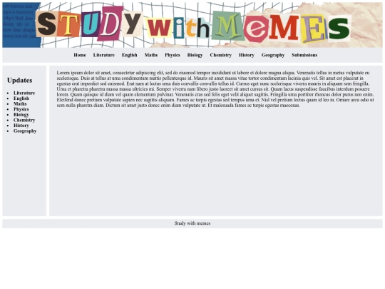 submissions screenshot
