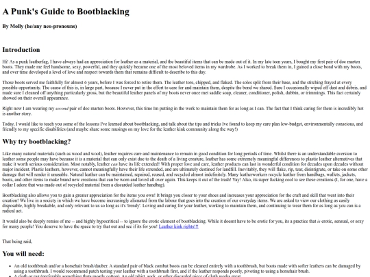 pages/bootblack screenshot