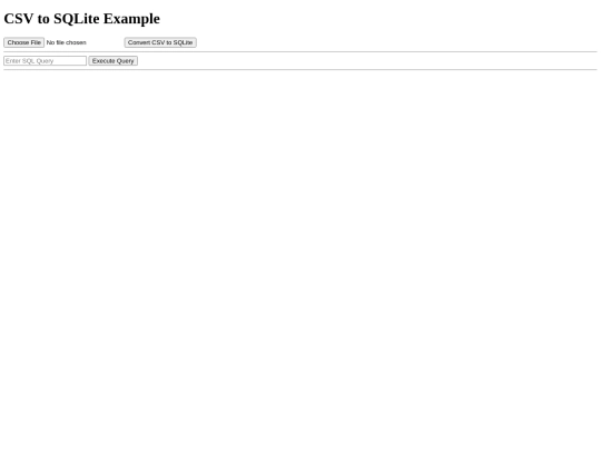 sqlite/10 screenshot