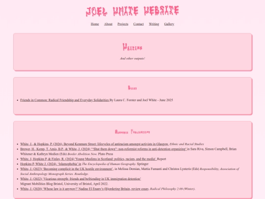 writing screenshot