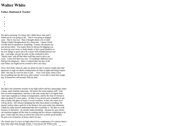 Save Walter White full screenshot