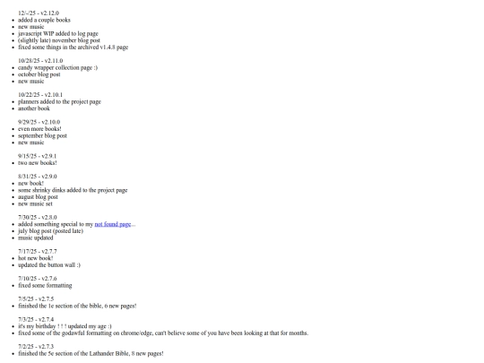 logs/changelog screenshot