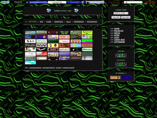 sites screenshot