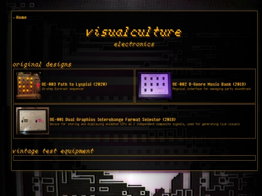electronics screenshot