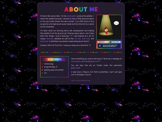 tinyspace/about screenshot