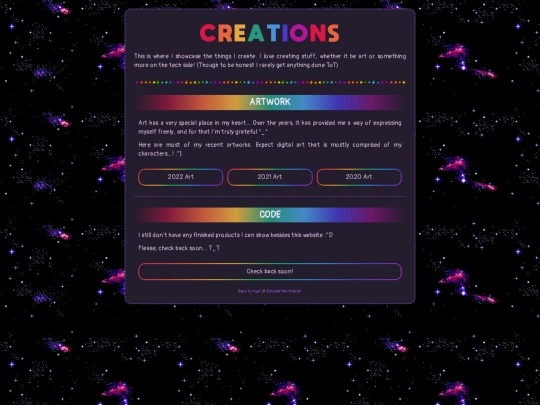 tinyspace/creations screenshot