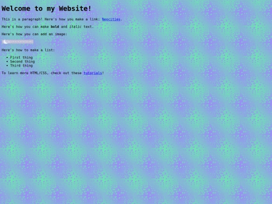index screenshot