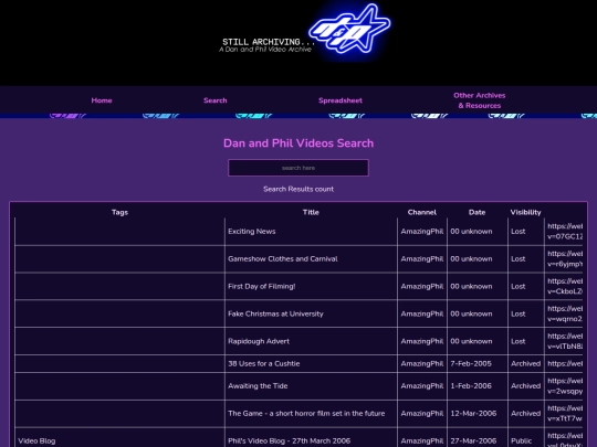 search screenshot