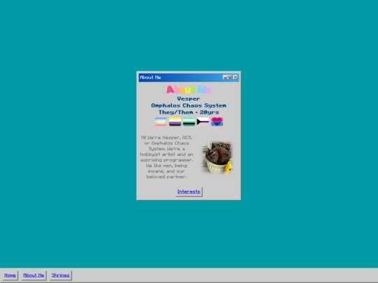 aboutme screenshot