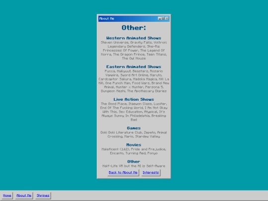 otherinterests screenshot