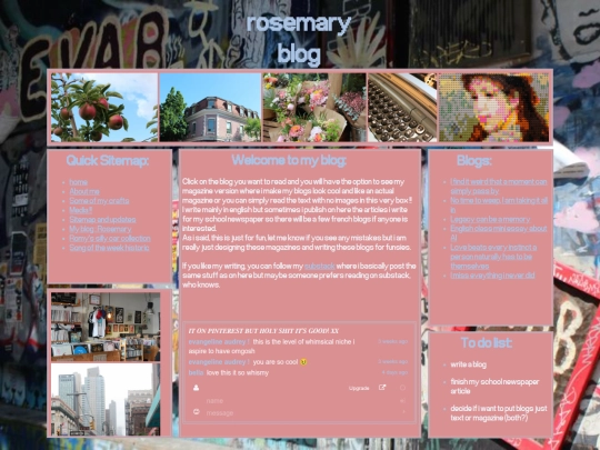 blog screenshot