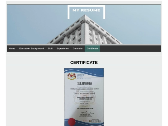curicular screenshot