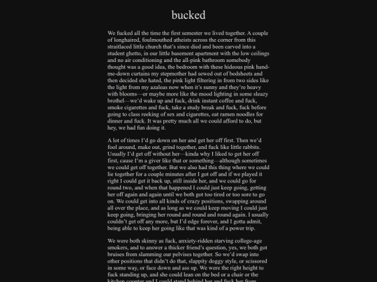 bucked screenshot