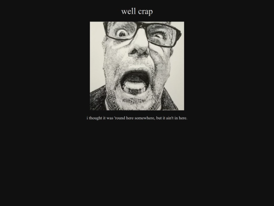 not_found screenshot