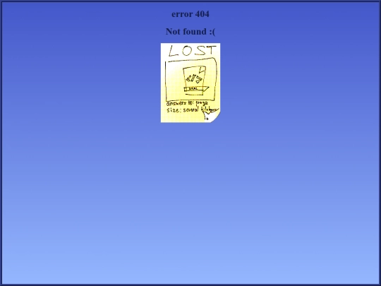 not_found screenshot