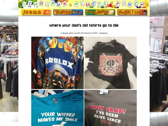 thriftshirts screenshot