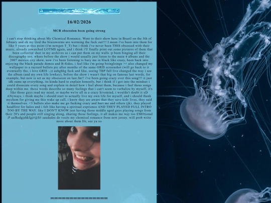 Navigation/Blog screenshot