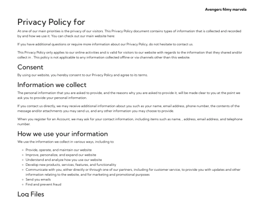 privacy-policy screenshot