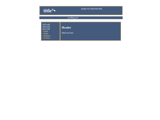 templates/pageTemplate screenshot