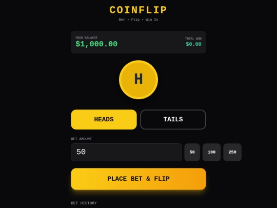 coinflip screenshot