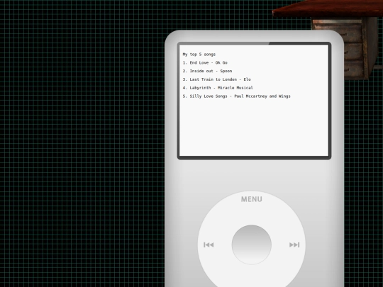 music screenshot