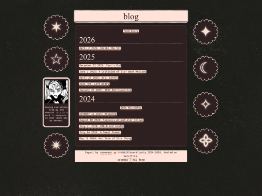 blog screenshot