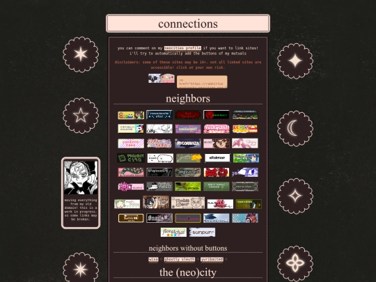 links screenshot