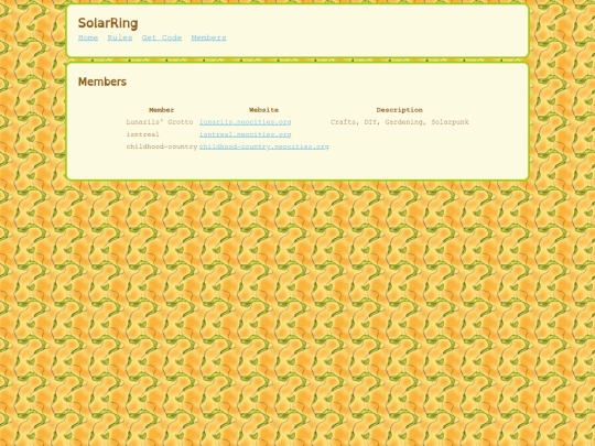 SolarRing/SolarRingmembers screenshot