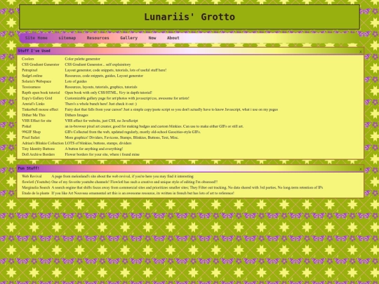pages/resources screenshot