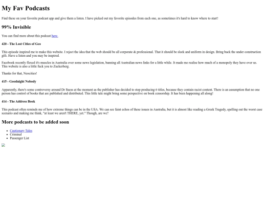 myfavpodcastsindex screenshot