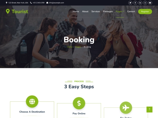 booking screenshot
