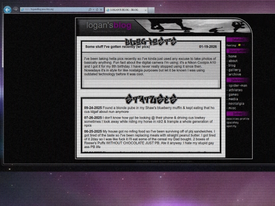 blog screenshot