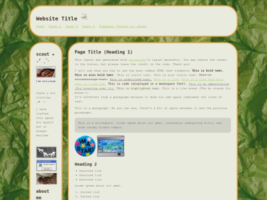 index screenshot