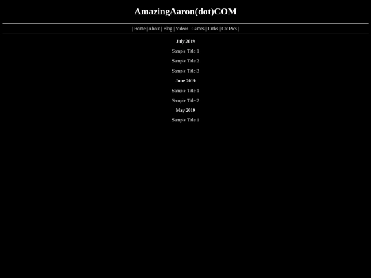 blog screenshot