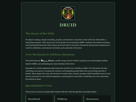 Druid screenshot