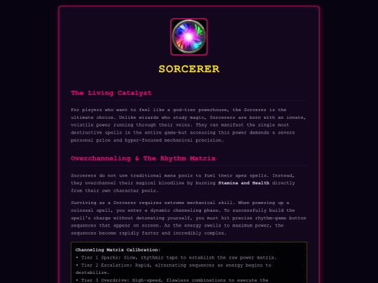 Sorcerer screenshot