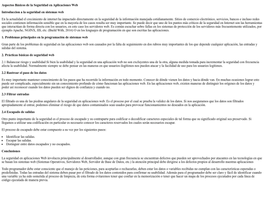 pagina/Seguridad screenshot