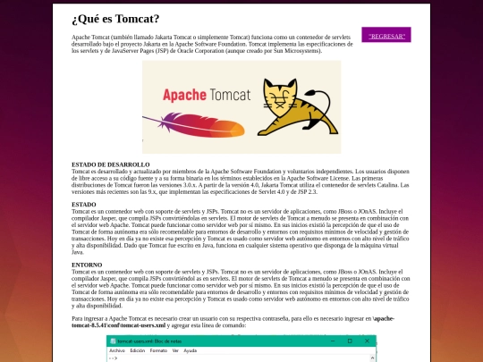 tomcat screenshot
