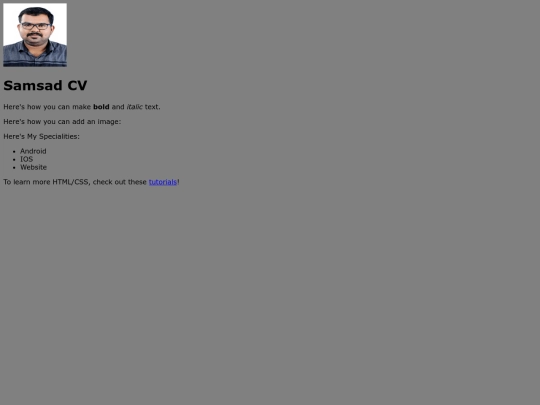 index screenshot