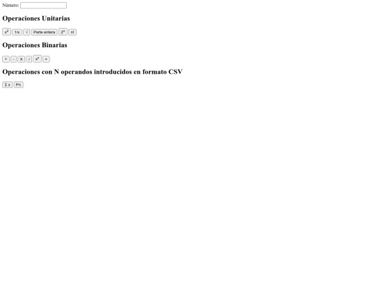 calculadoraJQuery screenshot