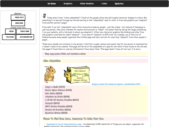 adoptables screenshot