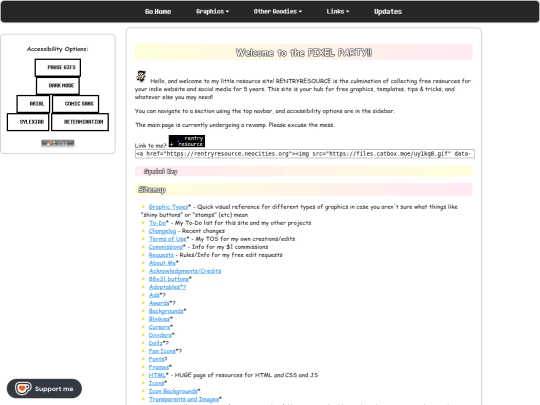 index screenshot