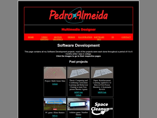 Projects screenshot