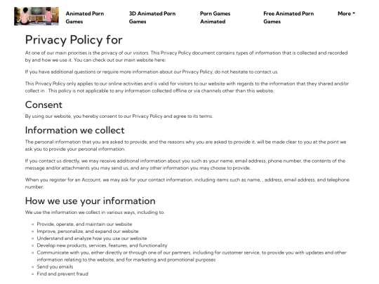 privacy-policy screenshot