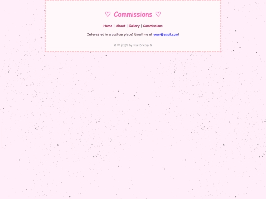commissions screenshot
