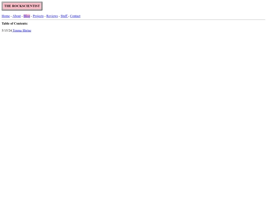 blog screenshot